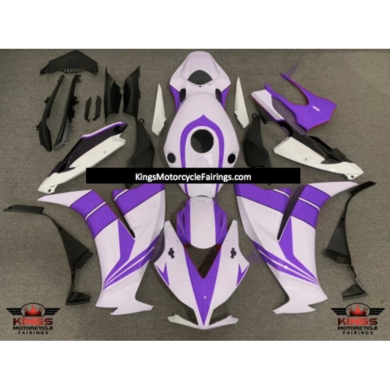 Honda CBR1000RR (2012-2016) Purple & White Fairings No Seat Cowl No Bolt Kit No Tank