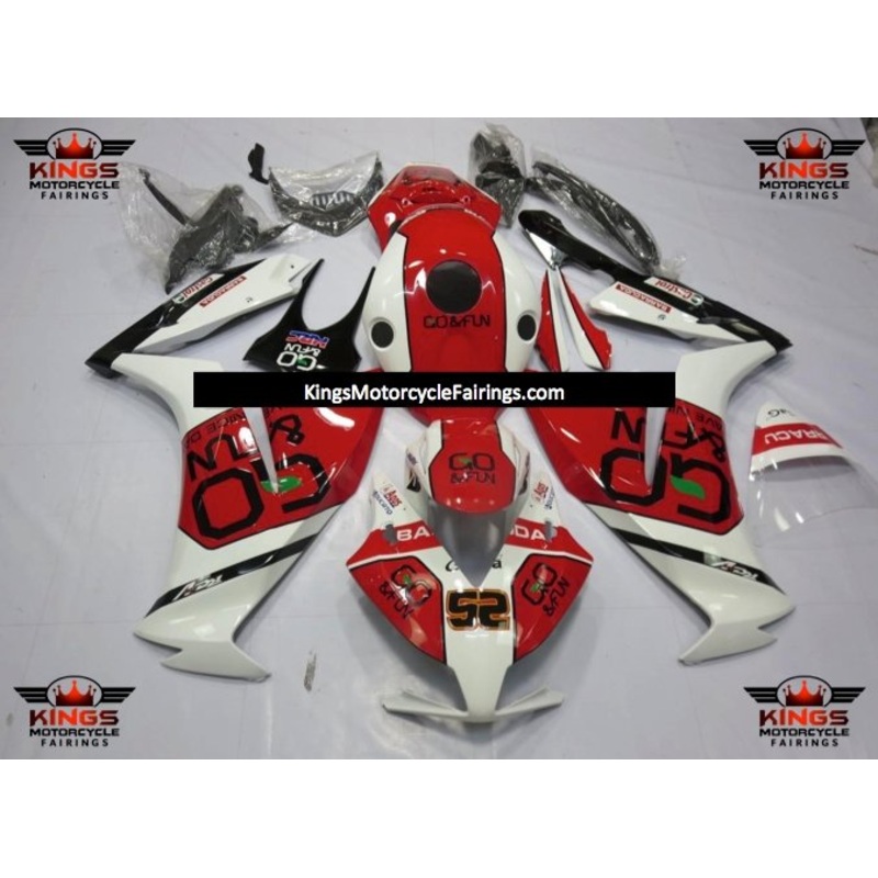 Honda CBR1000RR (2012-2016) Red, White & Black Go&Fun Fairings No Seat Cowl No Bolt Kit No Tank
