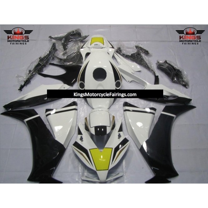 Honda CBR1000RR (2012-2016) White, Black, Yellow & Gold Fairings No Seat Cowl No Bolt Kit No Tank