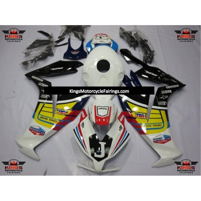 Honda CBR1000RR (2012-2016) White, Black, Yellow, Red & Blue TT Legends Fairings No Seat Cowl No Bolt Kit No Tank