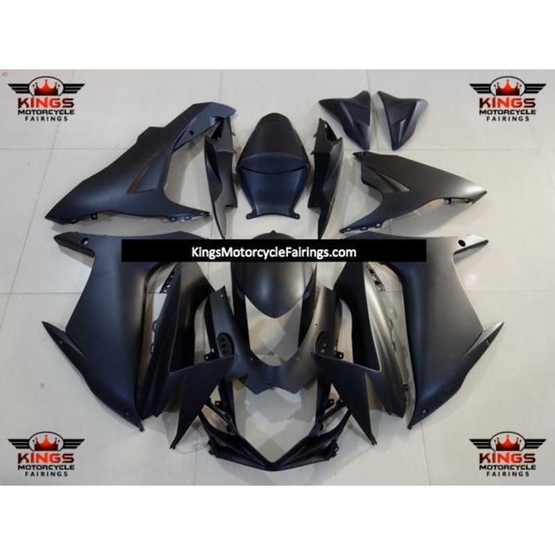 Suzuki GSXR600 (2011-2023) Matte Black Fairings No Seat Cowl No Bolt Kit No Tank