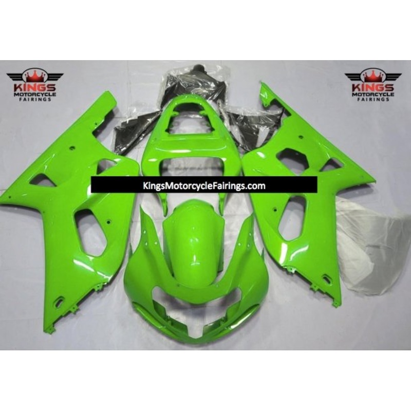 Suzuki GSXR750 (2000-2003) Green Fairings No Seat Cowl No Bolt Kit No Tank