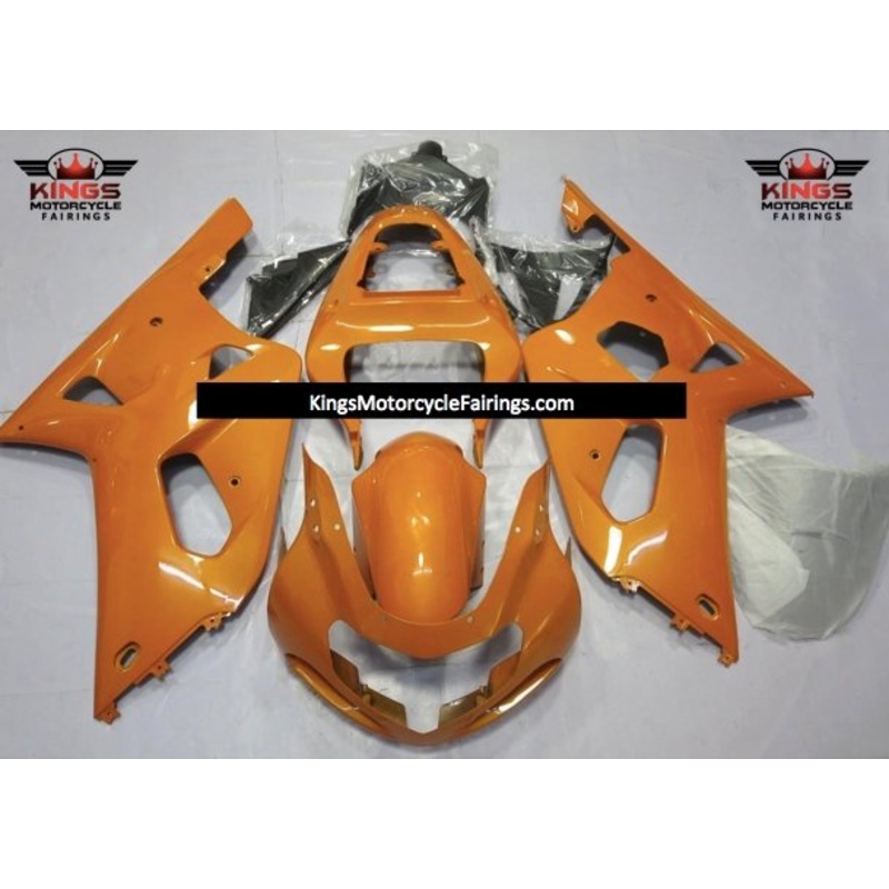 Suzuki GSXR750 (2000-2003) Orange Fairings No Seat Cowl No Bolt Kit No Tank