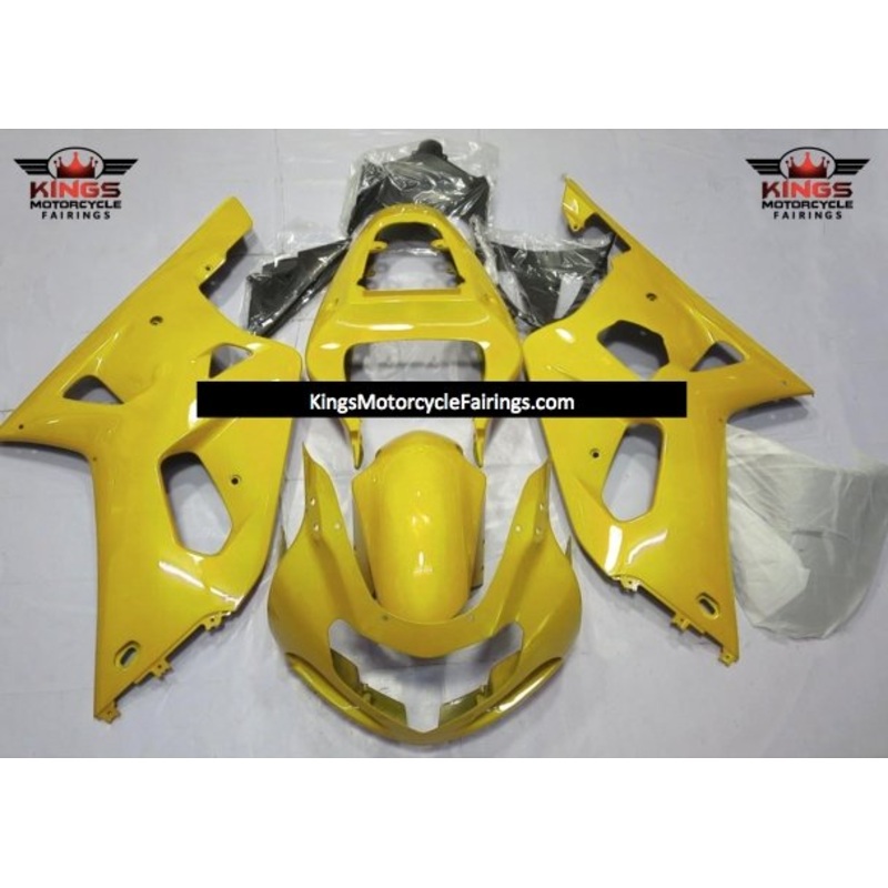Suzuki GSXR750 (2000-2003) Yellow Fairings No Seat Cowl No Bolt Kit No Tank