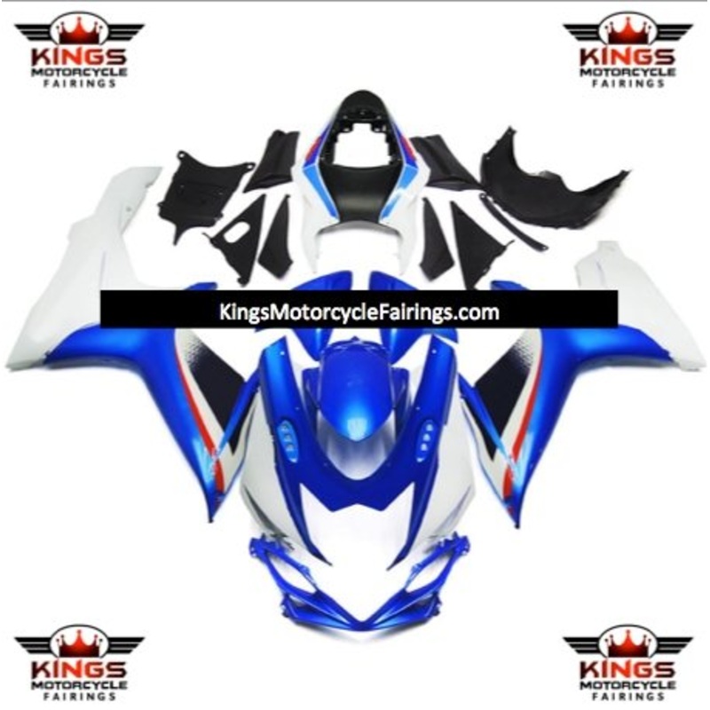 Suzuki GSXR750 (2011-2023) Blue, White, Black, Red Fairings No Seat Cowl No Bolt Kit No Tank