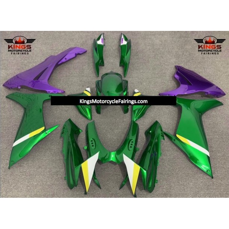 Suzuki GSXR750 (2011-2023) Green, Purple, Yellow, White Fairings No Seat Cowl No Bolt Kit No Tank