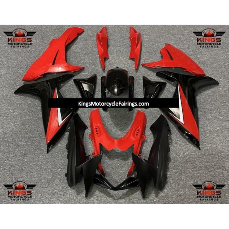 Suzuki GSXR750 (2011-2023) Red, Black Fairings No Seat Cowl No Bolt Kit No Tank
