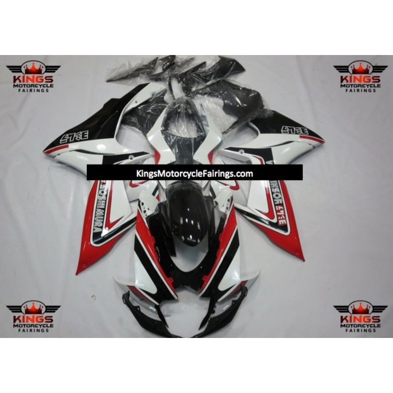Suzuki GSXR750 (2011-2023) Red, White, Black Yoshimura Fairings No Seat Cowl No Bolt Kit No Tank