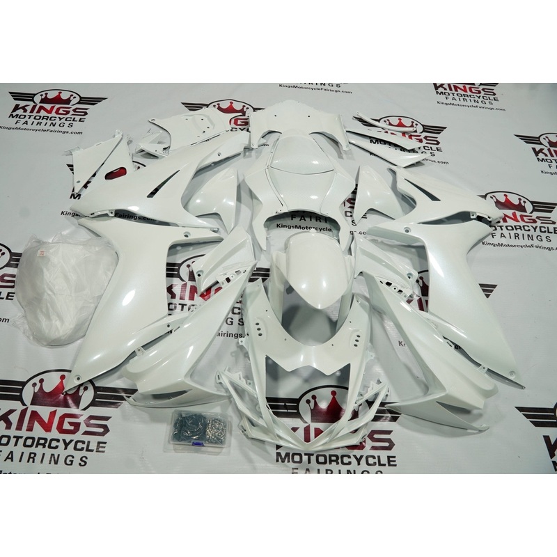 Suzuki GSXR750 (2011-2023) White Fairings No Seat Cowl No Bolt Kit No Tank