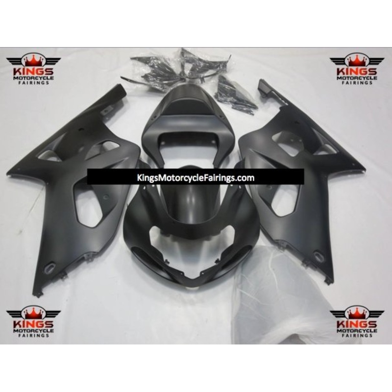 Suzuki GSXR750 (2000-2003) Matte Black Fairings No Seat Cowl No Bolt Kit No Tank