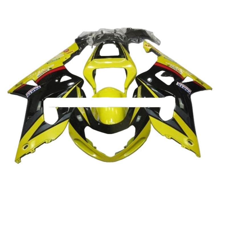 Suzuki GSXR750 (2000-2003) Yellow, Black, Grey, Red Fairings No Seat Cowl No Bolt Kit No Tank