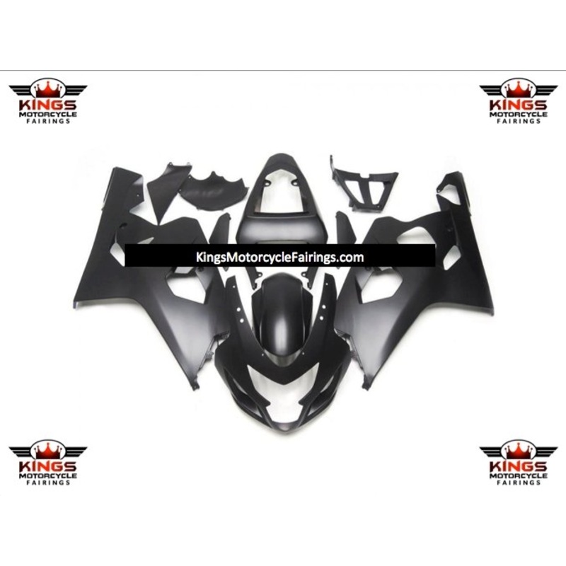 Suzuki GSXR750 (2004-2005) Matte Black Fairings No Seat Cowl No Bolt Kit No Tank