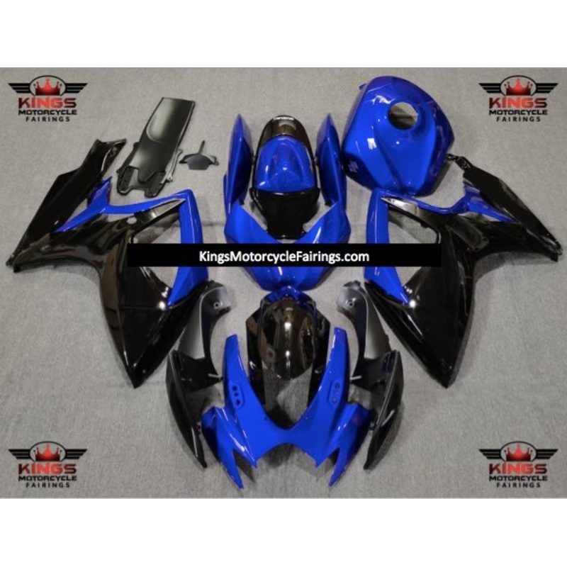 Suzuki GSXR750 (2006-2007) Blue & Black Fairings No Seat Cowl No Bolt Kit No Tank
