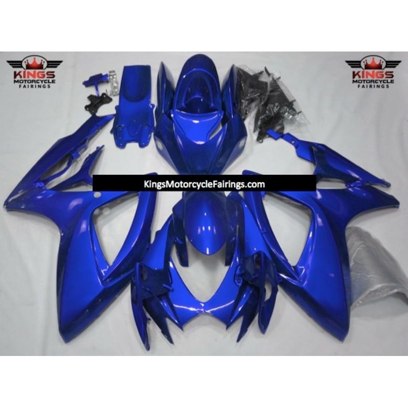 Suzuki GSXR750 (2006-2007) Blue Fairings No Seat Cowl No Bolt Kit No Tank