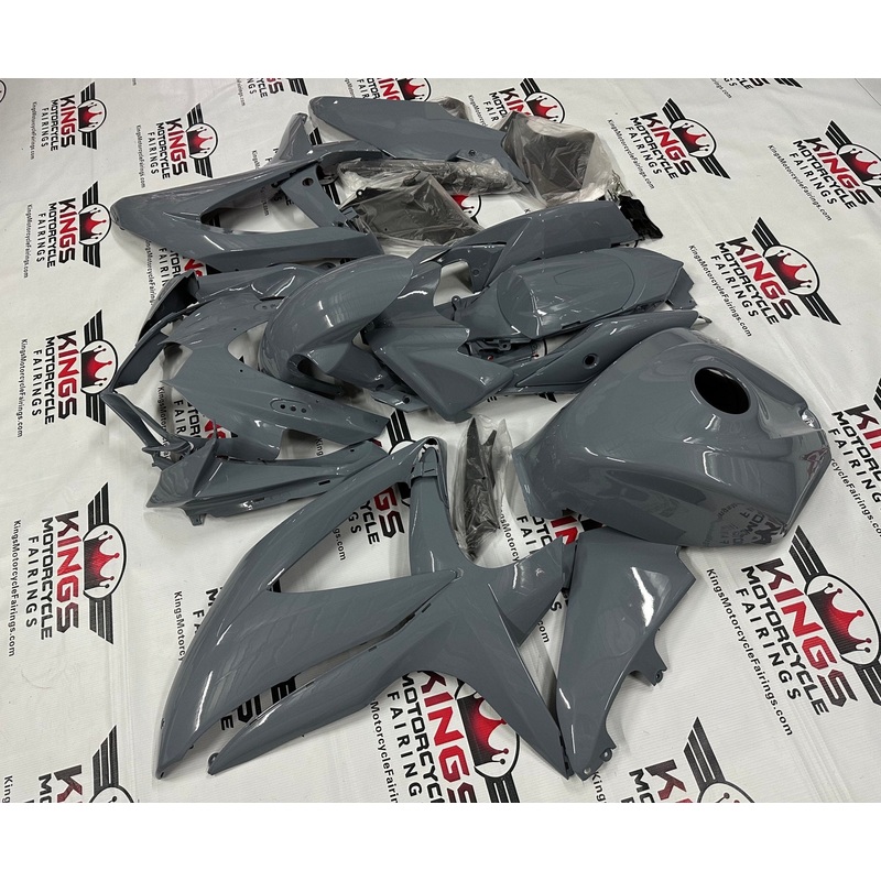Suzuki GSXR600 (2008-2010) Nardo Gray Fairings No Seat Cowl No Bolt Kit No Tank