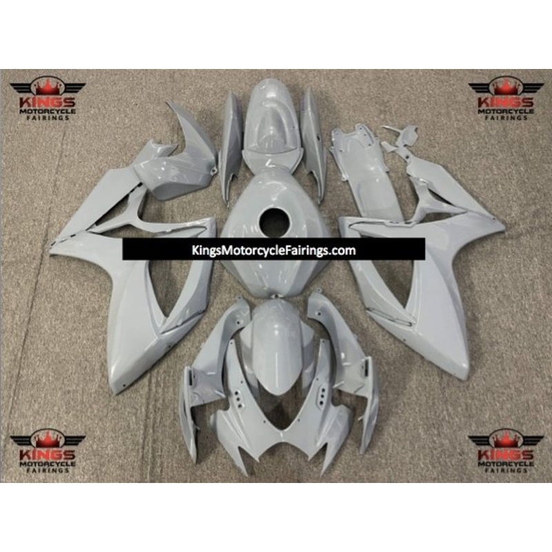 Suzuki GSXR750 (2006-2007) Nardo Gray Fairings No Seat Cowl No Bolt Kit No Tank