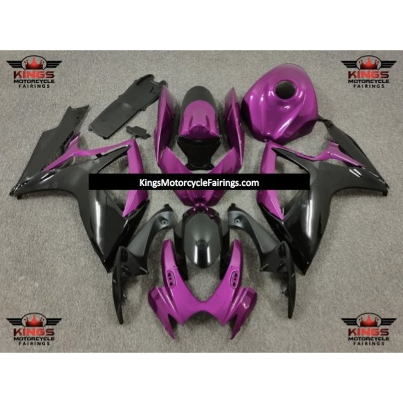 Suzuki GSXR750 (2006-2007) Purple & Black Fairings No Seat Cowl No Bolt Kit No Tank