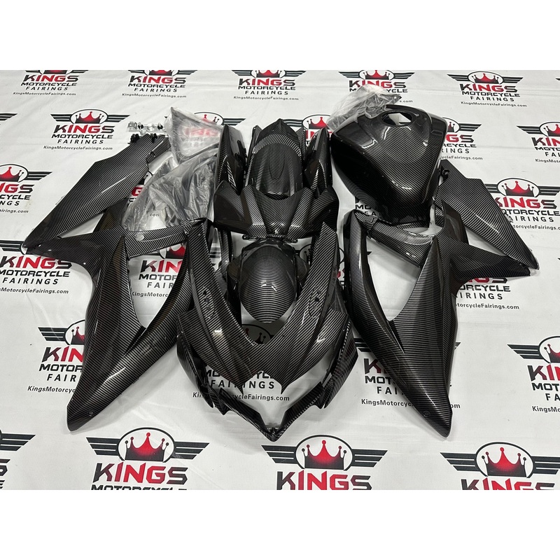 Suzuki GSXR750 (2008-2010) Faux Carbon Fiber Fairings No Seat Cowl No Bolt Kit No Tank