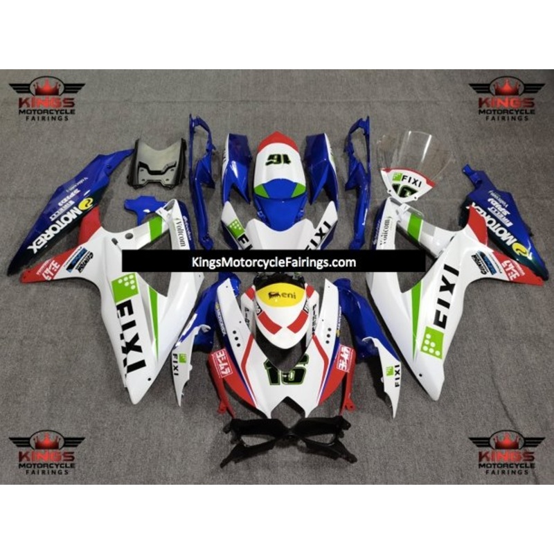 Suzuki GSXR750 (2008-2010) Fixi Fairings No Seat Cowl No Bolt Kit No Tank