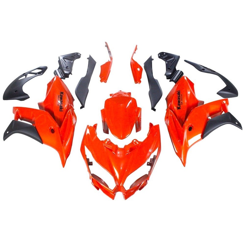 Fairings for Kawasaki Versys 650 (2015-2021) Red Clear Windscreen: Free Bolt Kit: No