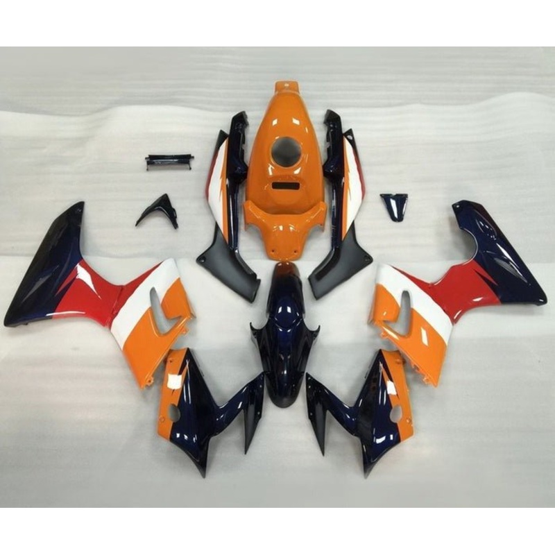 Honda CBR125R Fairings (2002-2006) Black, Orange, White, Red Tank Cover: No Bolt Kit: $29.99 Clear Windscreen: Free