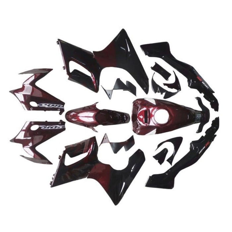 Honda CBR125R Fairings (2002-2006) Dark Burgundy Tank Cover: No Bolt Kit: $29.99 Clear Windscreen: Free