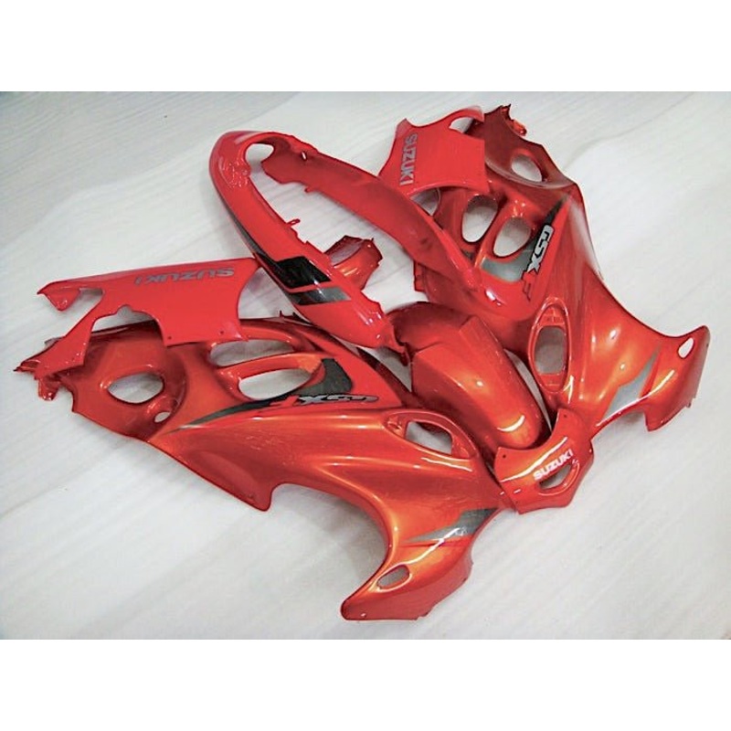 Suzuki GSX600F Katana Fairings (1998-2006) Orange, Gray Clear Windscreen: Free Bolt Kit: No