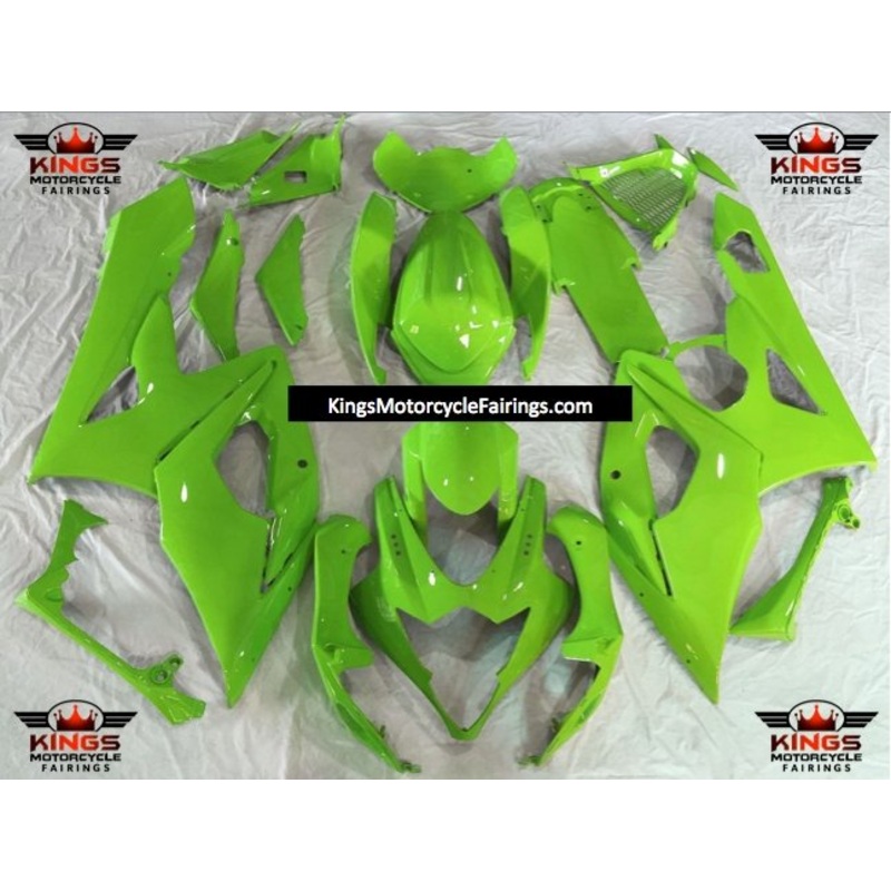 Suzuki GSXR1000 (2005-2006) Green Fairings No Seat Cowl No Bolt Kit No Tank