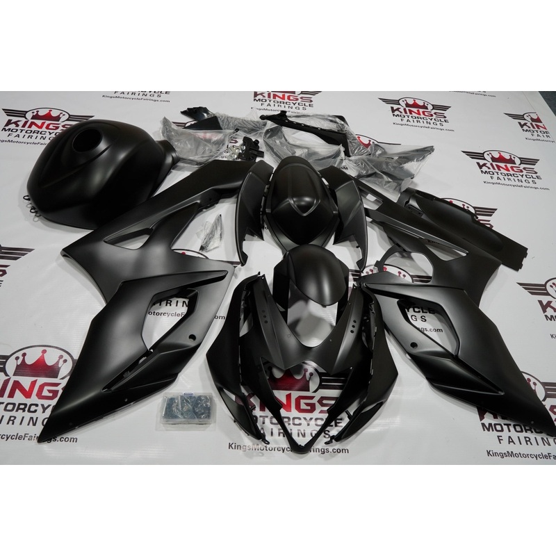 Suzuki GSXR1000 (2005-2006) Matte Black Fairings No Seat Cowl No Bolt Kit No Tank