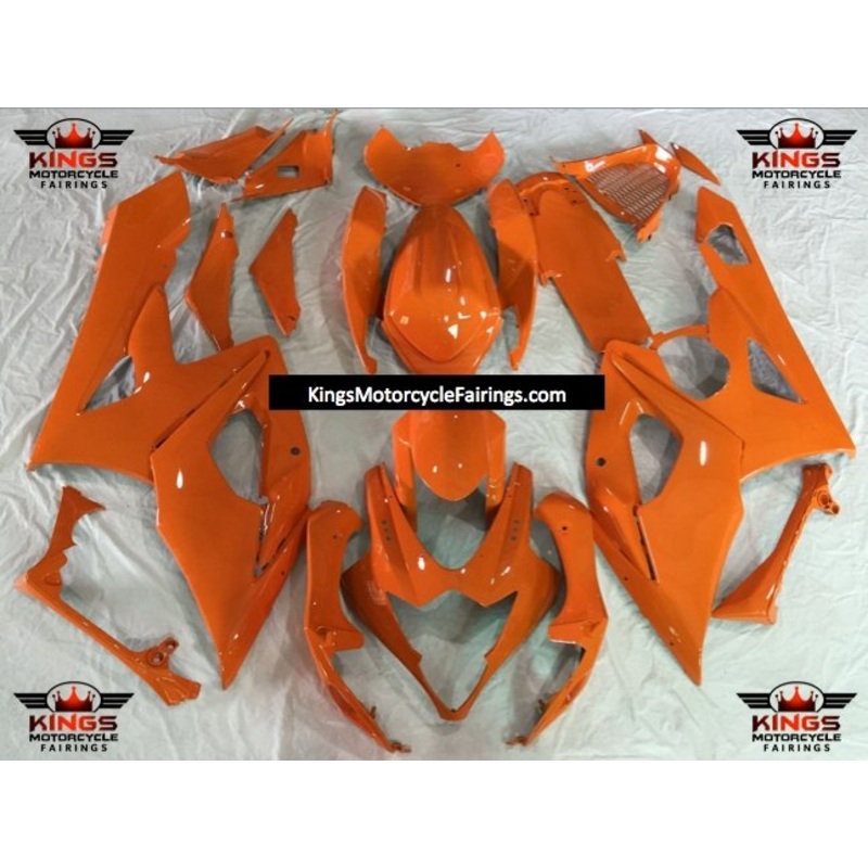Suzuki GSXR1000 (2005-2006) Orange Fairings No Seat Cowl No Bolt Kit No Tank