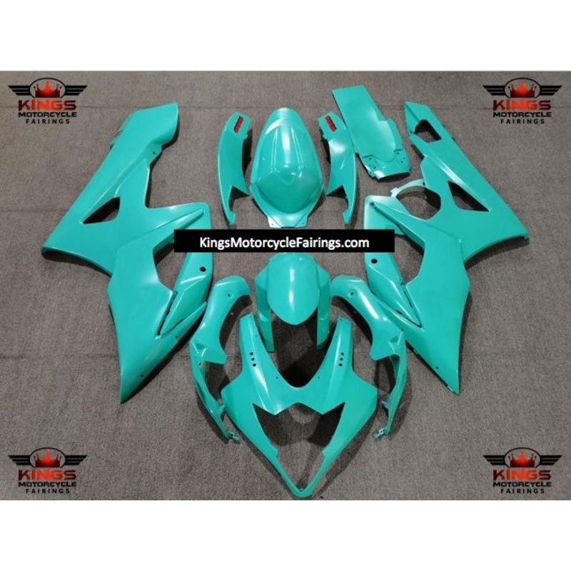 Suzuki GSXR1000 (2005-2006) Turquoise Fairings No Seat Cowl No Bolt Kit No Tank