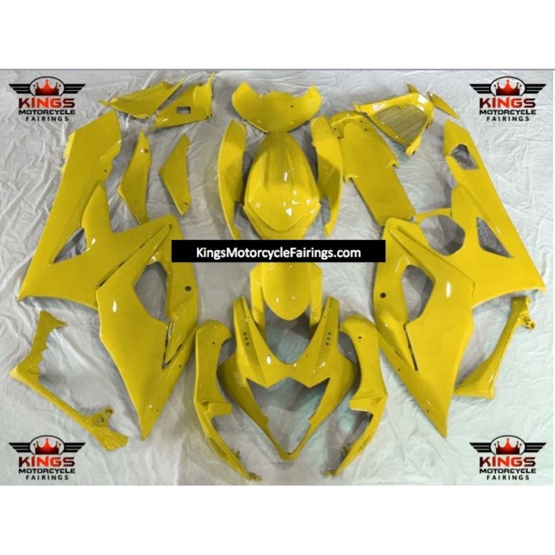 Suzuki GSXR1000 (2005-2006) Yellow Fairings No Seat Cowl No Bolt Kit No Tank