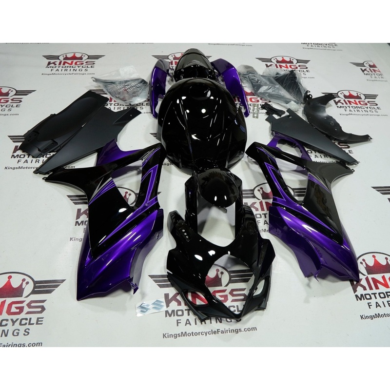 Suzuki GSXR1000 (2007-2008) Purple, Black Fairings No Seat Cowl No Bolt Kit No Tank