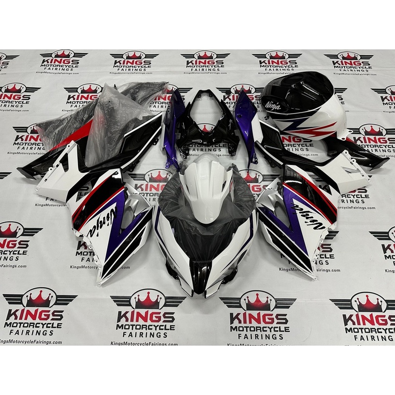 Fairings for Kawasaki Ninja 400 (2018-2023) White, Black, Red, Purple No Tank No Seat Cowl No Bolt Kit