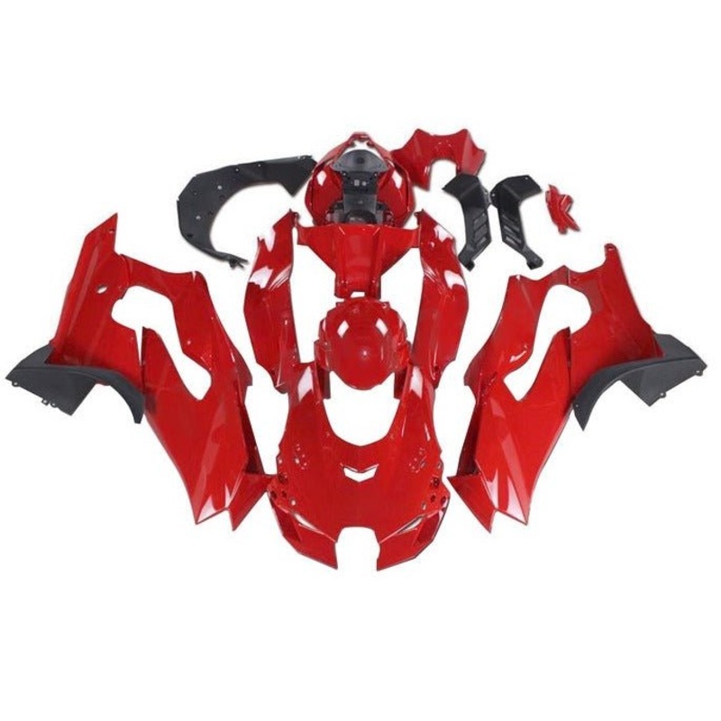 Fairings for Kawasaki Ninja ZX10RR (2021-2025) Red No Tank No Seat Cowl No Bolt Kit