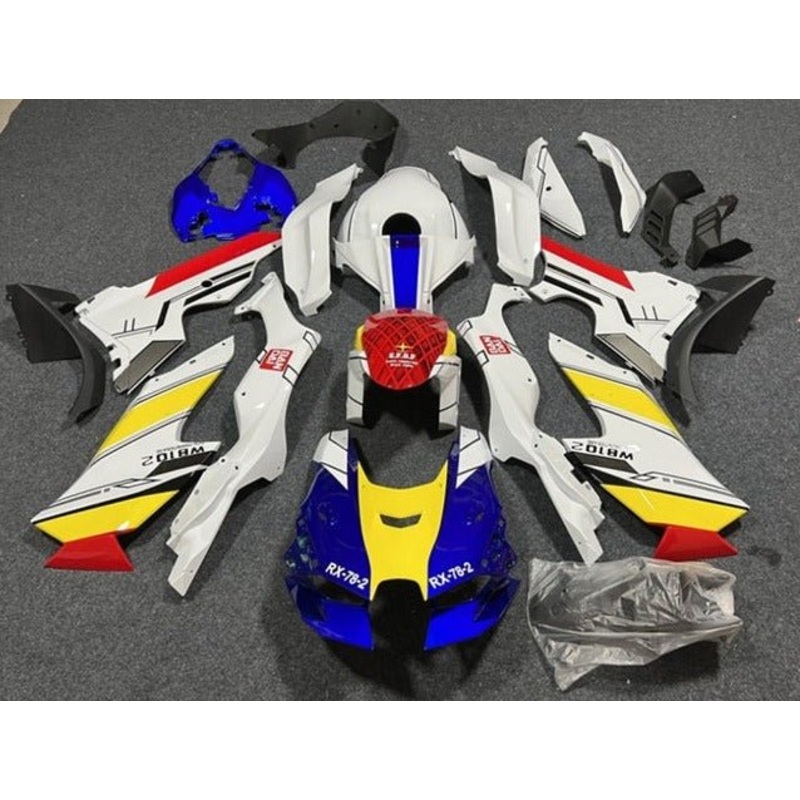 Fairings for Kawasaki Ninja ZX10RR (2021-2025) White, Blue, Yellow, Red No Tank No Seat Cowl No Bolt Kit