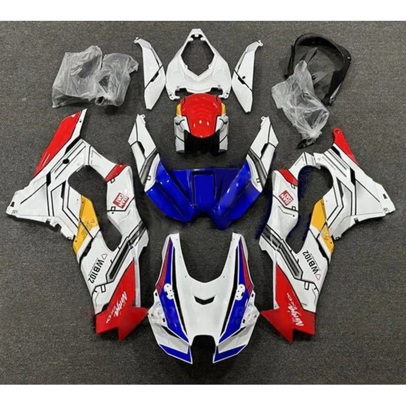 Fairings for Kawasaki Ninja ZX10RR (2021-2025) White, Red, Blue, Yellow No Tank No Seat Cowl No Bolt Kit