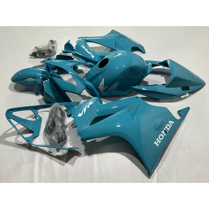 Honda VFR800 (2002-2013) Teal Blue Fairings No Seat Cowl No Bolt Kit No Tank
