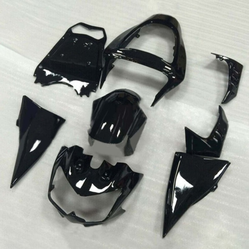Kawasaki Z1000 Fairings (2003-2006) Black Clear Windscreen: Free Bolt Kit: No Seat Cowl: No