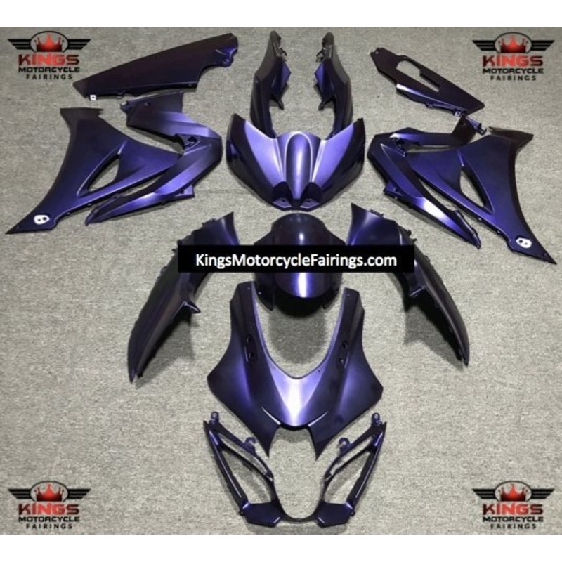 Suzuki GSXR1000 (2017-2025) Matte Blue Fairings No Tank No Seat Cowl No Bolt Kit