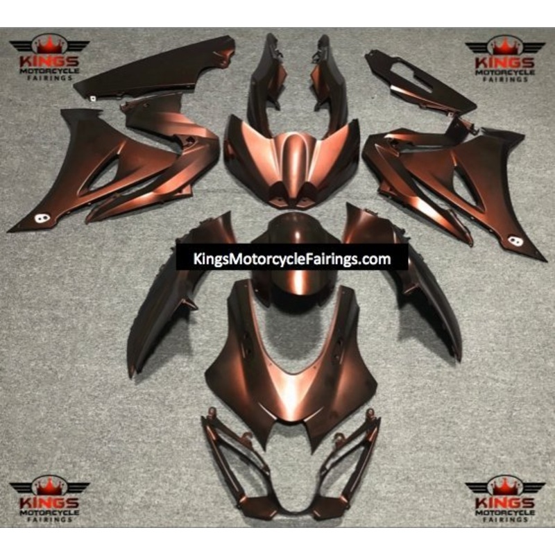 Suzuki GSXR1000 (2017-2025) Matte Copper Fairings No Tank No Seat Cowl No Bolt Kit
