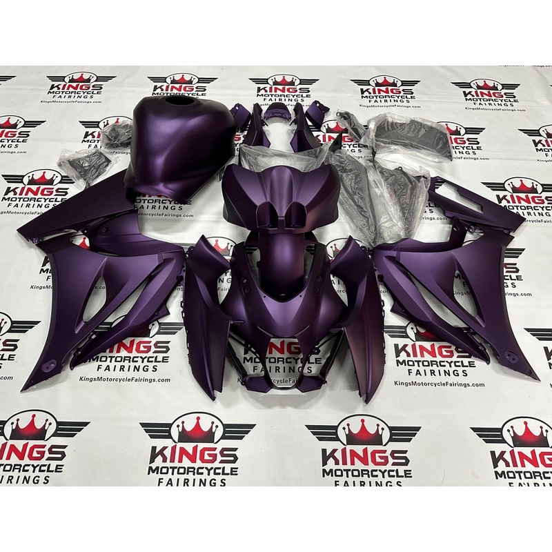 Suzuki GSXR1000 (2017-2025) Matte Purple Fairings No Tank No Seat Cowl No Bolt Kit