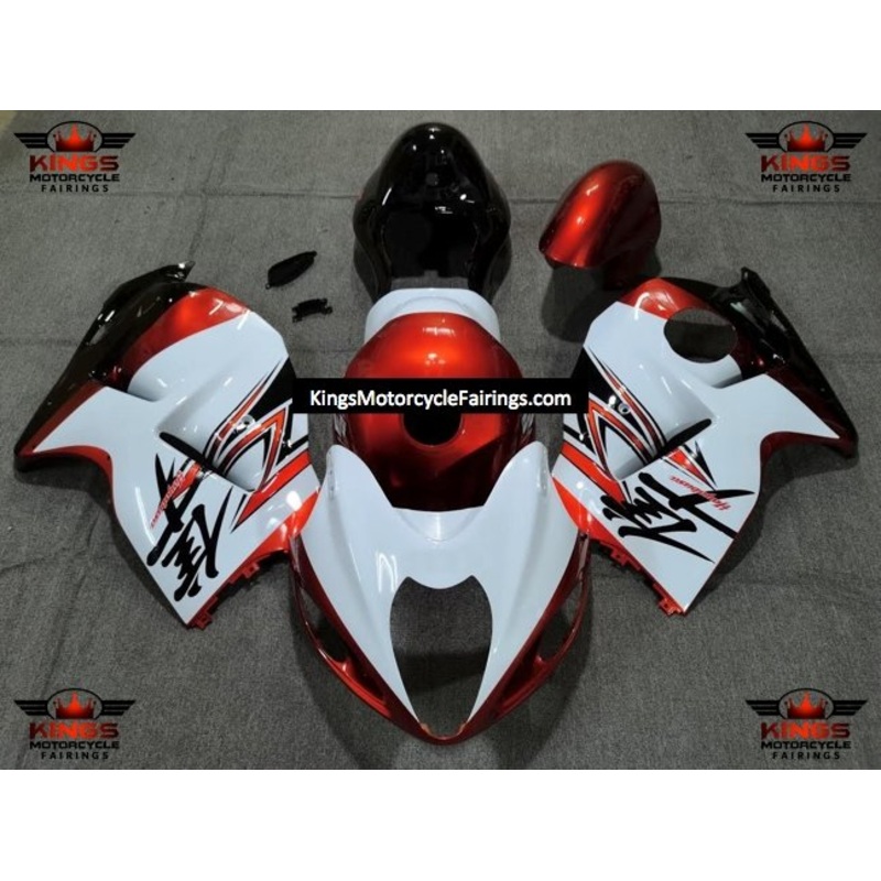 Suzuki GSXR1300 Hayabusa (1999-2007) Orange, White & Black Fairings No Seat Cowl No Bolt Kit No Tank