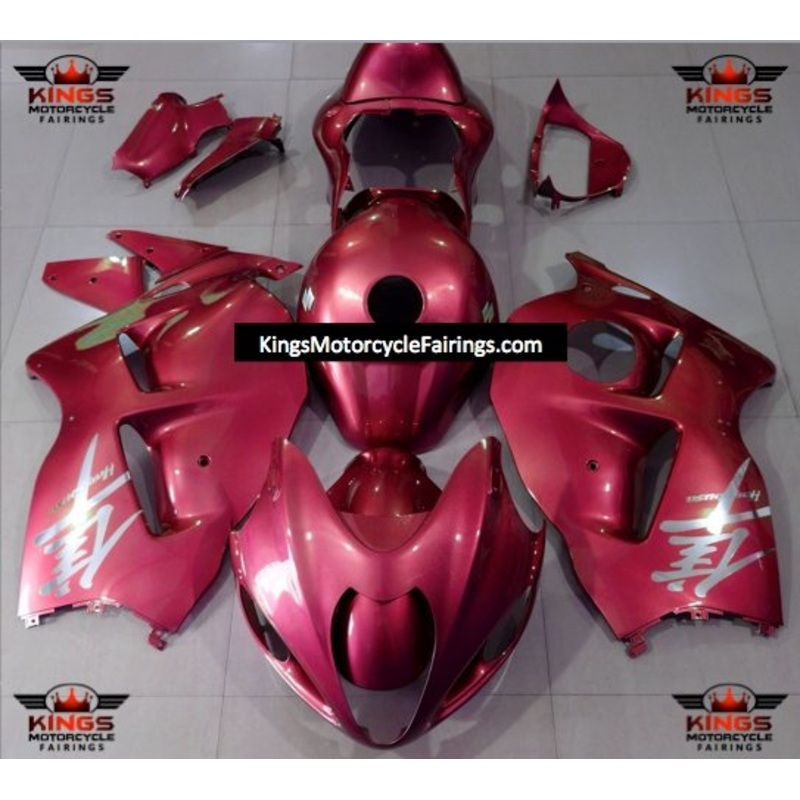 Suzuki GSXR1300 Hayabusa (1999-2007) Red & Chrome Fairings No Seat Cowl No Bolt Kit No Tank