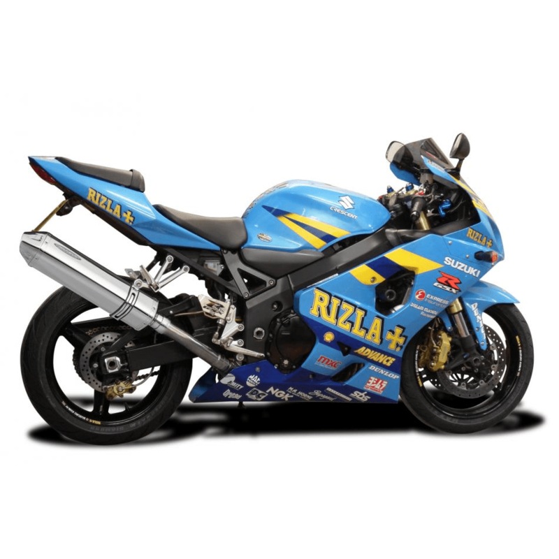 Suzuki GSXR750 (2004-2005) Light Blue, Yellow, Blue Rizla Fairings No Seat Cowl No Bolt Kit No Tank