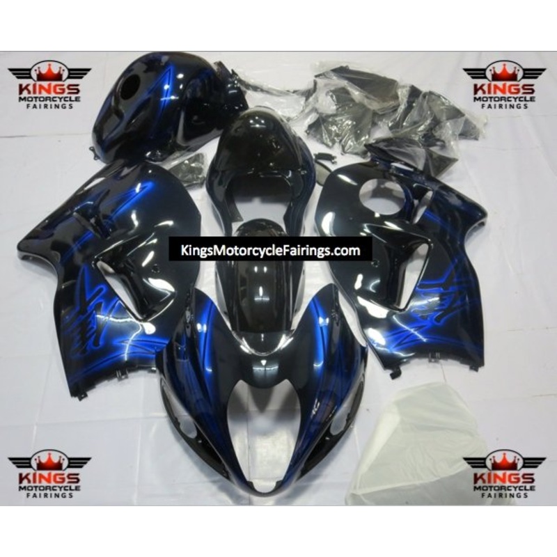 Suzuki Hayabusa (1999-2007) Black & Blue Fairings No Seat Cowl No Bolt Kit No Tank