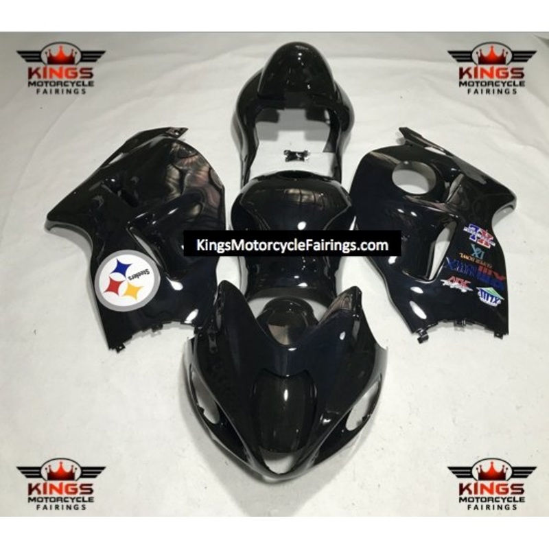Suzuki Hayabusa (1999-2007) Black Steelers Fairings No Seat Cowl No Bolt Kit No Tank