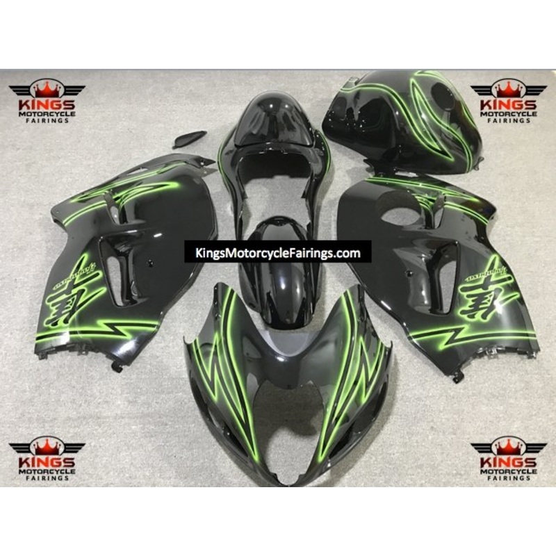Suzuki Hayabusa (1999-2007) Black & Yellow Fairings No Seat Cowl No Bolt Kit No Tank