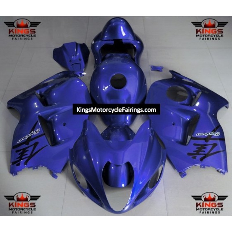 Suzuki Hayabusa (1999-2007) Blue, Black & White Fairings No Seat Cowl No Bolt Kit No Tank