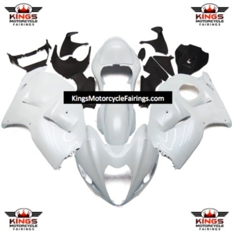 Suzuki Hayabusa (1999-2007) White Fairings No Seat Cowl No Bolt Kit No Tank